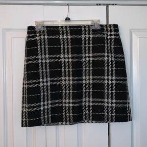 Plaid jcrew skirt